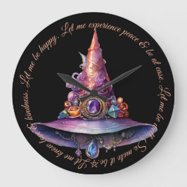 Relógio Grande Crie O Seu Próprio Chapéu De Bruxa Colorida Bejewe