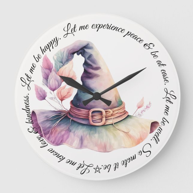 Relógio Grande Crie Seu Próprio Arco-Íris Amigo Que A Bruxa Deixa (Frente)