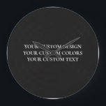 Relógio Grande Crie seu próprio personalizado<br><div class="desc">Personalize este produto adicionando suas próprias imagens e texto e escolhendo suas fontes e cores favoritas. Visite a Arte Aviária no Zazzle para ver toda a nossa coleção de produtos fáceis de personalizar e de alta qualidade!</div>