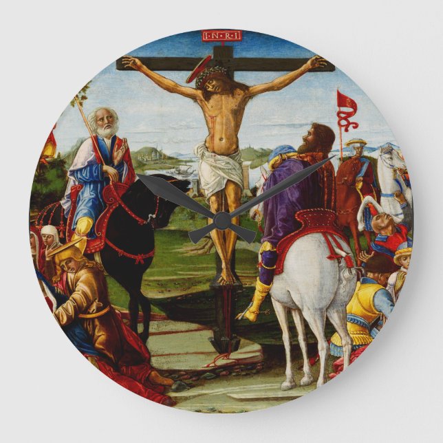 Relógio Grande Crucificação por Benvenuto di Giovanni (Frente)
