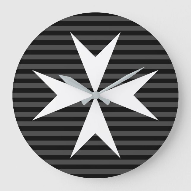 Relógio Grande Cruz branca medieval | Ordem da Rua John (UK) (Frente)