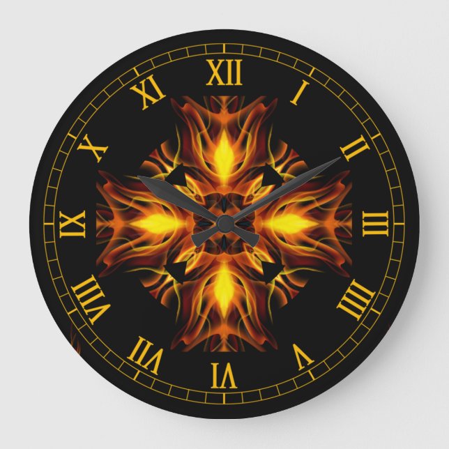 Relógio Grande Cruz Celta ~ Do Crucial ~ * ~ (Frente)