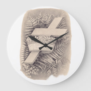 Relógio Grande Cruz com a coroa e a vitória