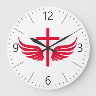 Relógio Grande Cruz cristã
