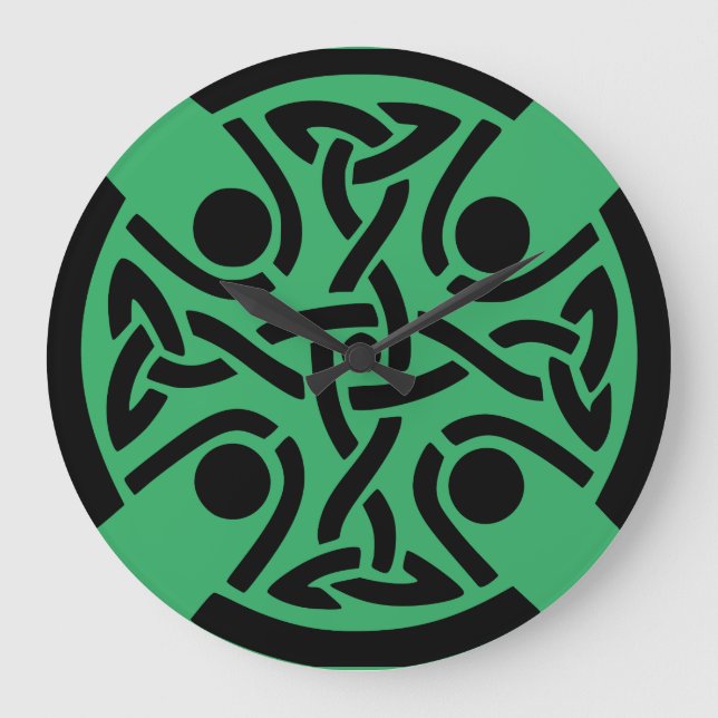 Relógio Grande Cruz Cristã Celta (Frente)