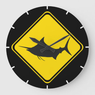 Relógio Grande Cruzamento do espadim azul!