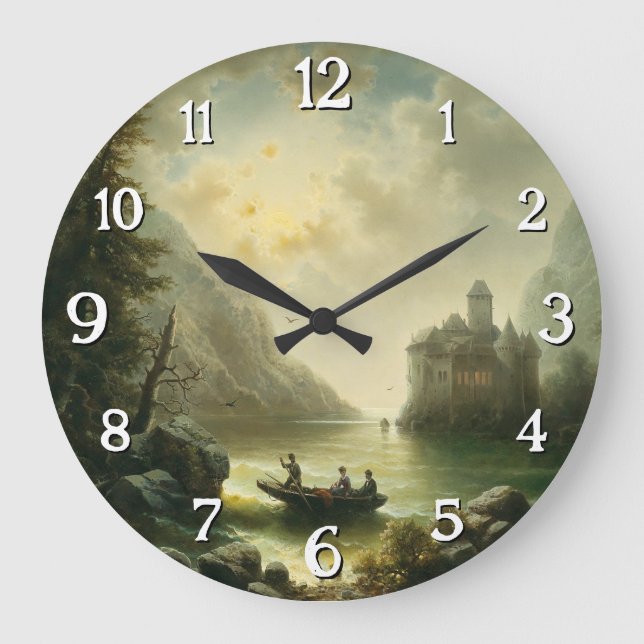 Relógio Grande Cruzando em uma Noite Luz - Albert Rieger (Frente)