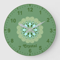 CRYSTAL~ Formas Verdes do Padrão Fractal ~