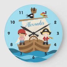 Cute Pirate Boys E Um Grande Nome Personalizado De