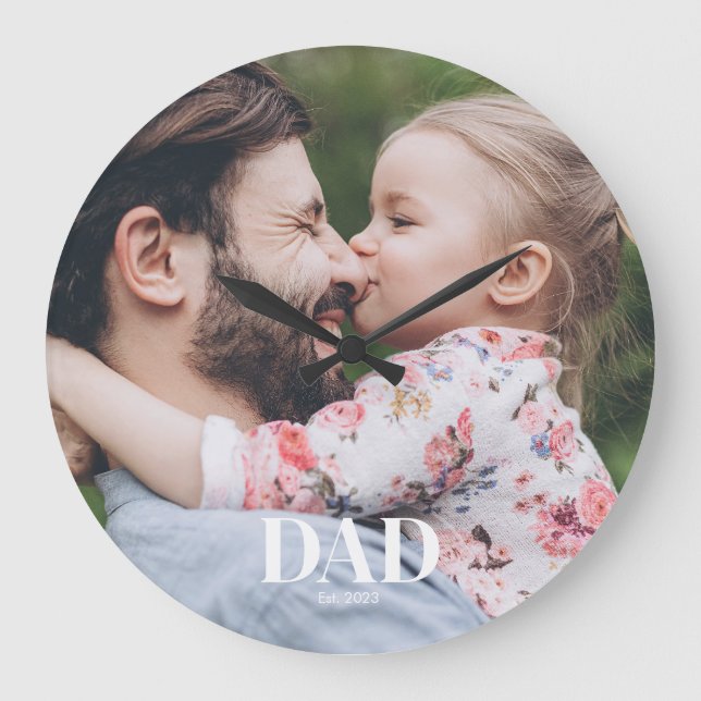 Relógio Grande  Dad Established Photo (Frente)