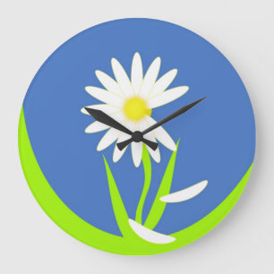 Relógio Grande Daisy Wall Clock