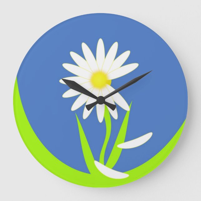Relógio Grande Daisy Wall Clock (Frente)