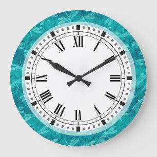 Relógio Grande Dança de Dragonfly Verde