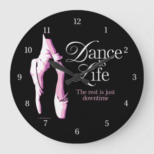 Relógio Grande Dança É Vida