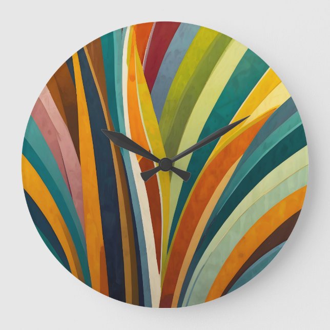 Relógio Grande Dançarinas em Cor (Frente)