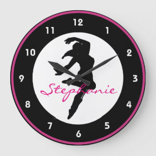 Relógio Grande Dance Design Wall Clock