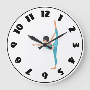 Relógio Grande Dancer Stretching Clock