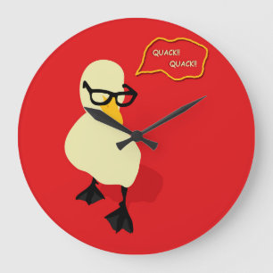 Relógio Grande Dapper Duck