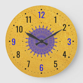 Relógio Grande Decor Dourado moderno - Único e Rico