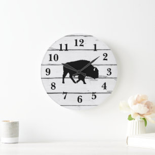 Relógio Grande Decor Russo de Buffalo Shiplap