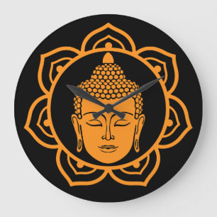 Relógio Grande Decoração do lar budista