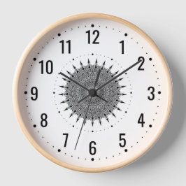Relógio Grande Decoração Tradicional de Casa - Branco Minimalista