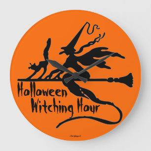 RELÓGIO GRANDE DECORAÇÕES DE HOLLOWEEN - PULSO DE DISPARO