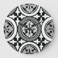 Decorative Renaissance Rosette Tile Design