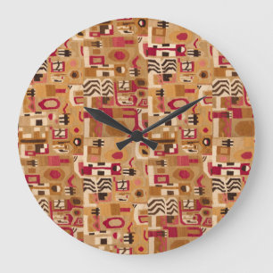 Relógio Grande Decorativo Moderno Abstrato