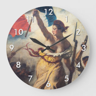 Relógio Grande Delacroix - A Liberdade Liderando o Povo Close-up