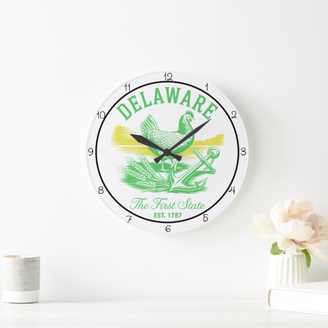 Relógio Grande Delaware Primeiro Estado (Lar)