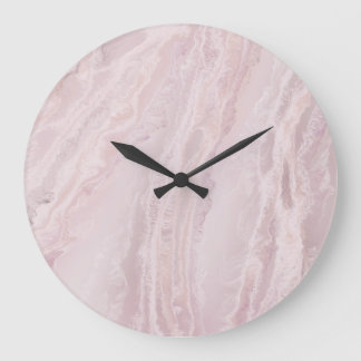 Relógio Grande Delicate pink Acrylic Wall Clock