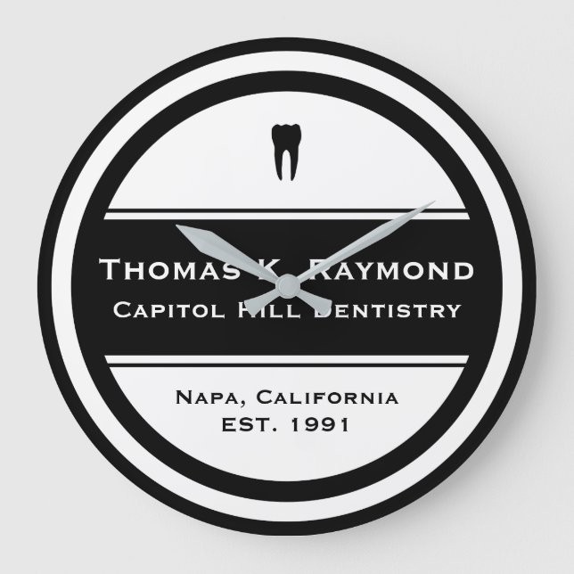 Relógio Grande Dental Office (Frente)