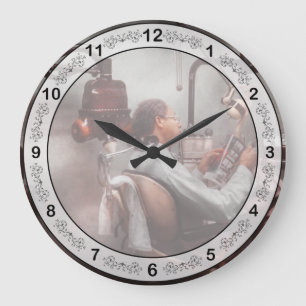 Relógio Grande Dentista - esperando o dentista