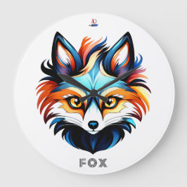 Relógio Grande Der Bunte Fuchs - Kopf Portrait