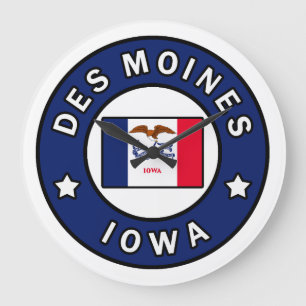 Relógio Grande Des Moines Iowa