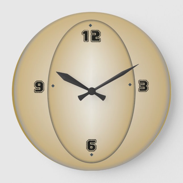 Relógio Grande Desenho artístico desportivo (Frente)