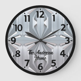 Relógio Grande Design abstrato