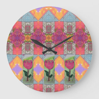 Relógio Grande Design abstrato 3