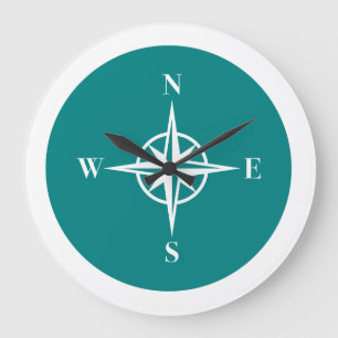 Relógio Grande design de Compass