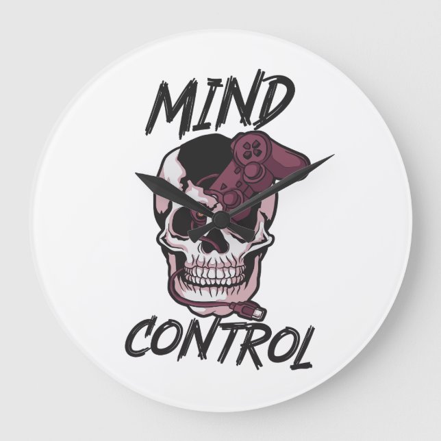 Relógio Grande Design de jogos de controle da mente (Frente)