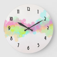 Design do abstrato colorido do Splatter de Aquarel