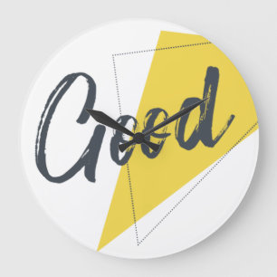 Relógio Grande design gráfico moderno, vibrante e ousado do Bom