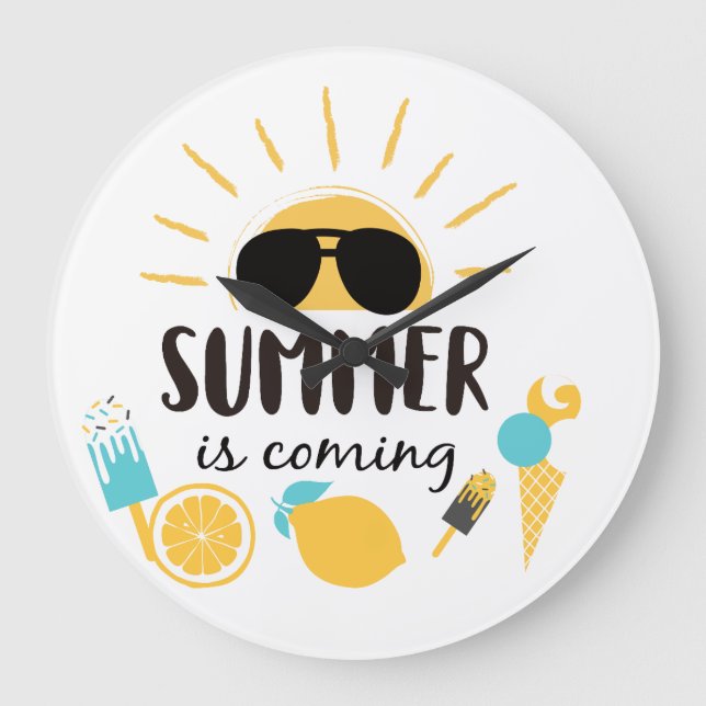 Relógio Grande Design personalizado de tendências | Presente Pers (Frente)