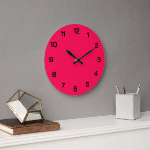 Relógio Grande Design suas próprias cores e fontes personalizadas