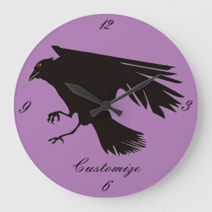 Relógio Grande Design Thunder_Cove Hippie Groovy Psicedélico