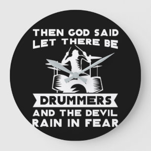 Relógio Grande Deus Disse Que Haveria Drummers Devil Ran