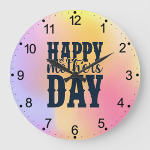Relógio Grande Dia de as mães Feliz-11344