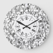 Diamante parece falso prata brilho numérico romano