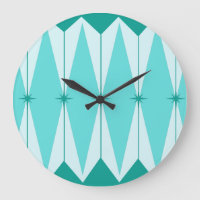 Diamantes Geométricos e Starbursts Redondos Relógi